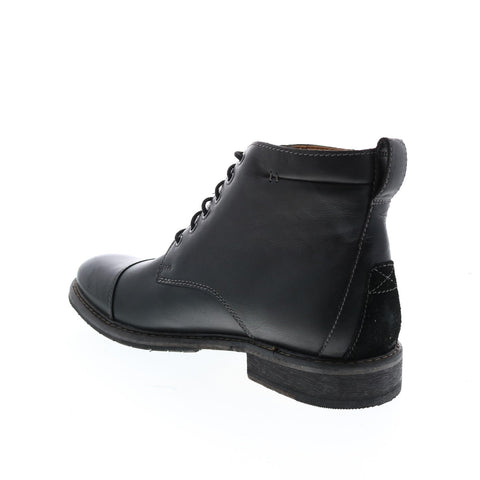 Clarks Clarkdale Hill 26144863 Mens Black Leather Lace Up Casual Dress Boots