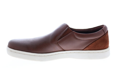 Clarks Kitna Free 26144886 Mens Brown Leather Slip On Lifestyle Sneakers Shoes