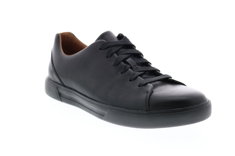 Clarks Un Costa Lace 26144904 Mens Black Leather Lace Up Lifestyle Sneakers Shoes