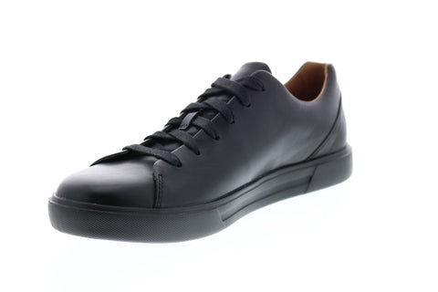 Clarks Un Costa Lace 26144904 Mens Black Leather Lace Up Lifestyle Sneakers Shoes