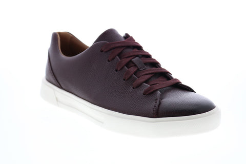 Clarks Un Costa Lace 26144907 Mens Burgundy Lifestyle Sneakers