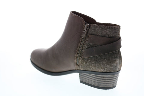 Clarks Addiy Gladys 26144994 Womens Brown Nubuck Ankle & Booties Boots