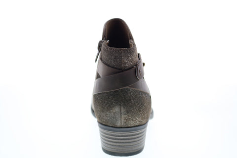 Clarks Addiy Gladys 26144994 Womens Brown Nubuck Ankle & Booties Boots