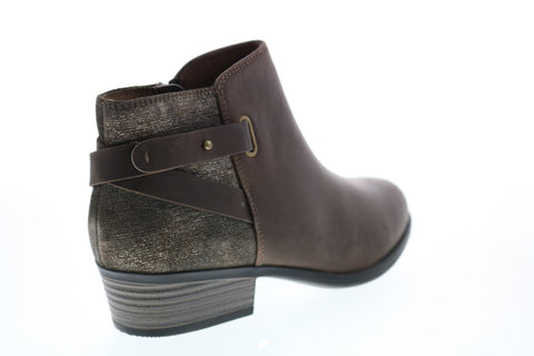 Clarks Addiy Gladys 26144994 Womens Brown Nubuck Ankle & Booties Boots