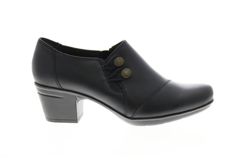 Clarks Emslie Guide 26145004 Womens Black Leather Ankle & Booties Boots