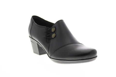 Clarks Emslie Guide 26145004 Womens Black Leather Ankle & Booties Boots