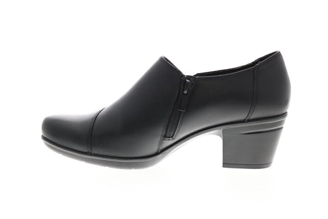 Clarks Emslie Guide 26145004 Womens Black Leather Ankle & Booties Boots