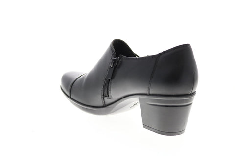 Clarks Emslie Guide 26145004 Womens Black Leather Ankle & Booties Boots