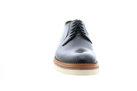 Bostonian Rhodes Wedge 26145069 Mens Black Leather Oxfords Plain Toe Shoes
