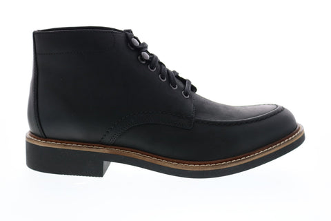 Bostonian Walker Mid 26145096 Mens Black Leather Lace Up Chukkas Boots