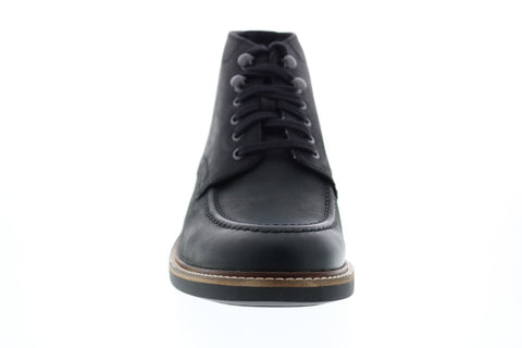 Bostonian Walker Mid 26145096 Mens Black Leather Lace Up Chukkas Boots