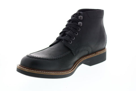 Bostonian Walker Mid 26145096 Mens Black Leather Lace Up Chukkas Boots