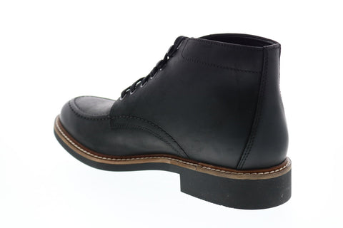 Bostonian Walker Mid 26145096 Mens Black Leather Lace Up Chukkas Boots