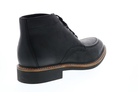 Bostonian Walker Mid 26145096 Mens Black Leather Lace Up Chukkas Boots