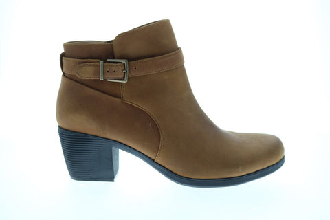 Clarks Un Lindel Lo 26145191 Womens Brown Leather Ankle & Booties Boots