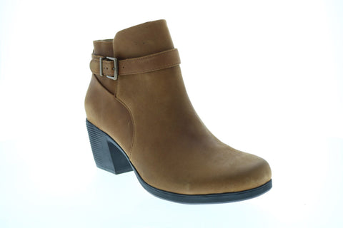 Clarks Un Lindel Lo 26145191 Womens Brown Leather Ankle & Booties Boots