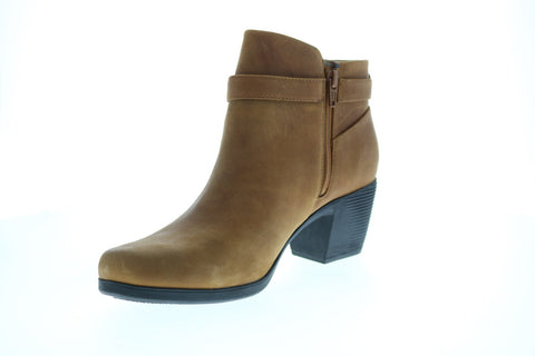 Clarks Un Lindel Lo 26145191 Womens Brown Leather Ankle & Booties Boots
