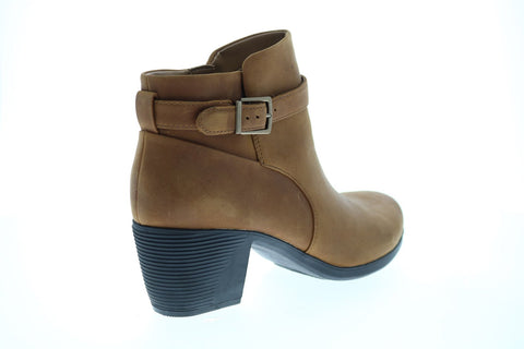 Clarks Un Lindel Lo 26145191 Womens Brown Leather Ankle & Booties Boots