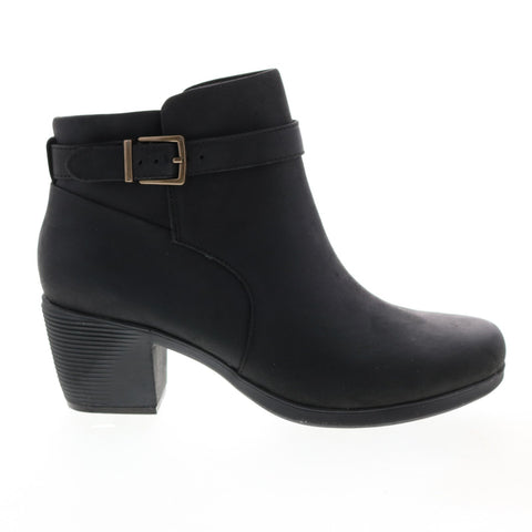 Clarks Un Lindel Lo 26145205 Womens Black Leather Ankle & Booties Boots