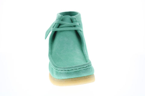 Clarks Wallabee Boot 26145283 Mens Green Suede Lace Up Chukkas Boots