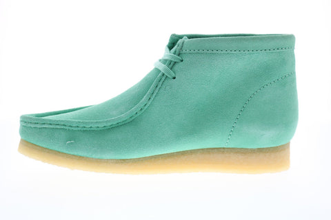 Clarks Wallabee Boot 26145283 Mens Green Suede Lace Up Chukkas Boots