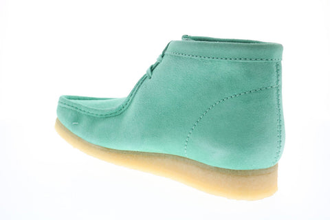 Clarks Wallabee Boot 26145283 Mens Green Suede Lace Up Chukkas Boots