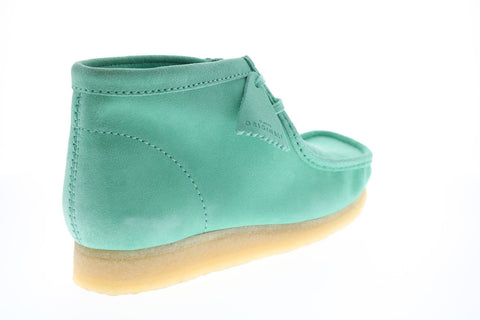 Clarks Wallabee Boot 26145283 Mens Green Suede Lace Up Chukkas Boots