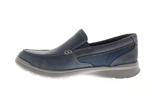 Clarks Cotrell Easy 26145298 Mens Blue Suede Loafers Casual Shoes