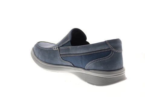 Clarks Cotrell Easy 26145298 Mens Blue Suede Loafers Casual Shoes