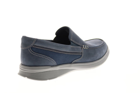 Clarks Cotrell Easy 26145298 Mens Blue Suede Loafers Casual Shoes