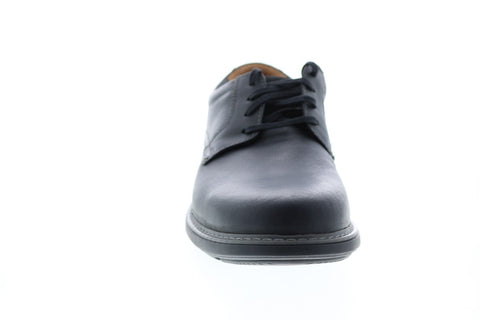 Clarks Rendell Plain 26145346 Mens Black Plain Toe Oxfords & Lace Ups Shoes 