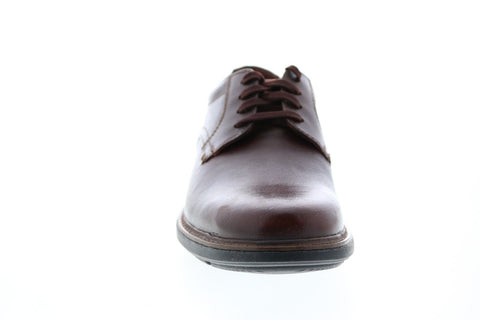 Clarks Rendell Plain 26145347 Mens Brown Plain Toe Oxfords & Lace Ups Shoes 