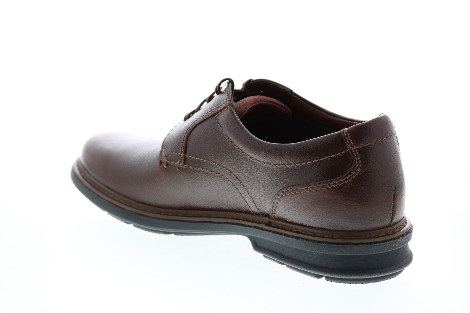 Clarks Rendell Plain 26145347 Mens Brown Leather Plain Toe  display picture 1