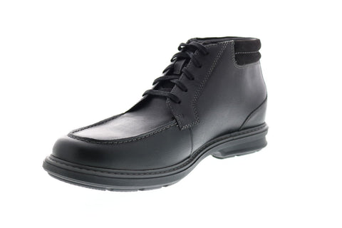 Clarks Rendell Rise 26145349 Mens Black Leather Lace Up Chukkas Boots