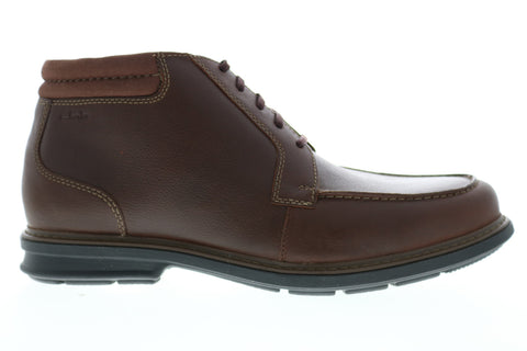 Clarks Rendell Rise 26145351 Mens Brown Wide Leather Lace Up Chukkas Boots