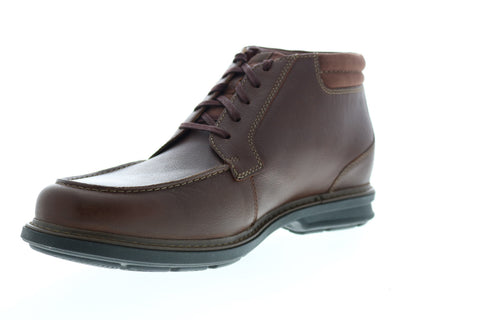 Clarks Rendell Rise 26145351 Mens Brown Wide Leather Lace Up Chukkas Boots