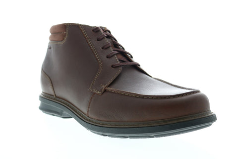 Clarks Rendell Rise 26145351 Mens Brown Leather Lace Up Chukkas Boots