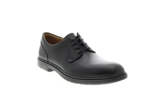 Clarks Un Tailor Tie 26145441 Mens Black Wide Oxfords Plain Toe Shoes