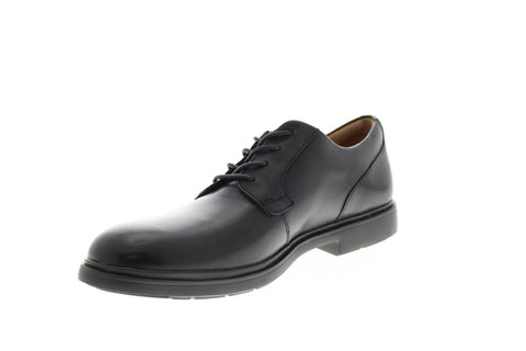 Clarks Un Tailor Tie 26145441 Mens Black Wide Oxfords Plain Toe Shoes