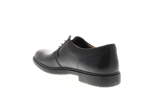 Clarks Un Tailor Tie 26145441 Mens Black Wide Oxfords Plain Toe Shoes