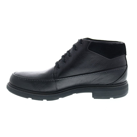 Clarks Un Tread On GTX 26145448 Mens Black Leather Lace Up Ankle Boots