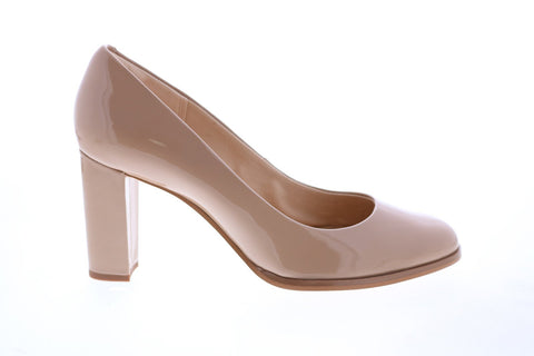 Clarks Kaylin Cara 26145691 Womens Brown Leather Slip On Pumps Heels Shoes