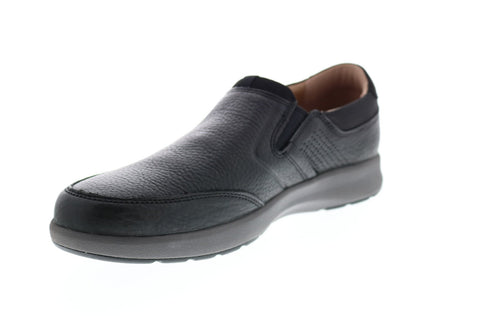 Clarks Un Trail Step 26145868 Mens Black Leather Loafers & Slip Ons Casual Shoes