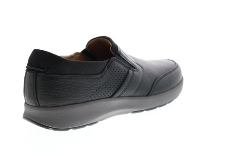 Clarks Un Trail Step 26145868 Mens Black Wide Leather Lifestyle Sneakers Shoes