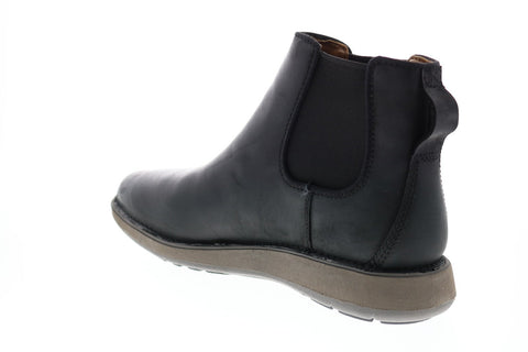 Clarks Un Larvik Up 26146133 Mens Black Leather Slip On Chelsea Boots