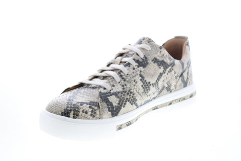 Clarks Un Maui Lace 26146146 Womens Brown Leather Lifestyle Sneakers Shoes