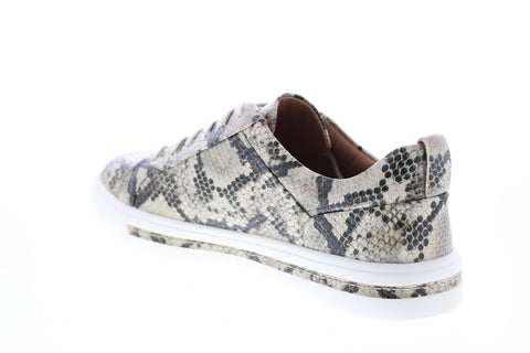 Clarks Un Maui Lace 26146146 Womens Brown Leather Lifestyle Sneakers Shoes