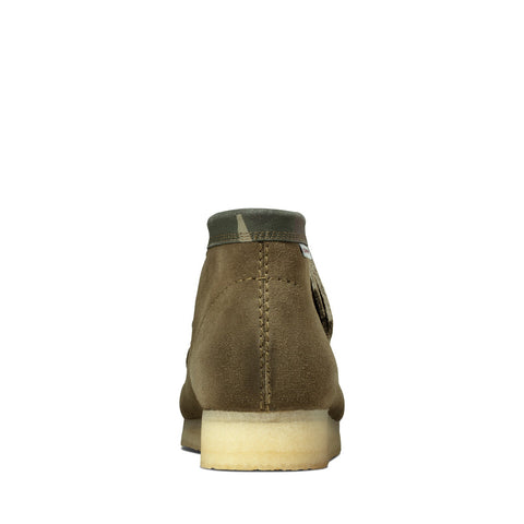 Clarks Wallabee Boot 26146168 Mens Green Suede Lace Up Chukkas Boots