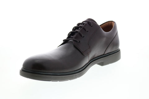 Clarks Un Tailor Tie 26146236 Mens Brown Wide Oxfords Plain Toe Shoes
