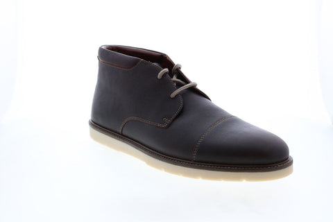 Clarks Grandin Top 26146390 Mens Brown Leather Lace Up Chukkas Boots